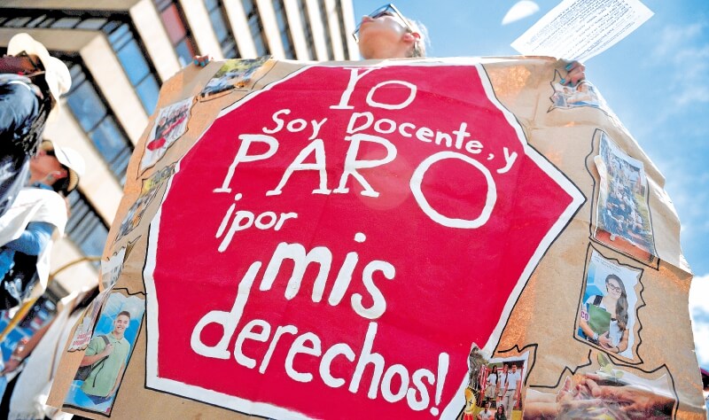 Mañana arranca nuevo paro nacional de maestros. Estos son los recorridos