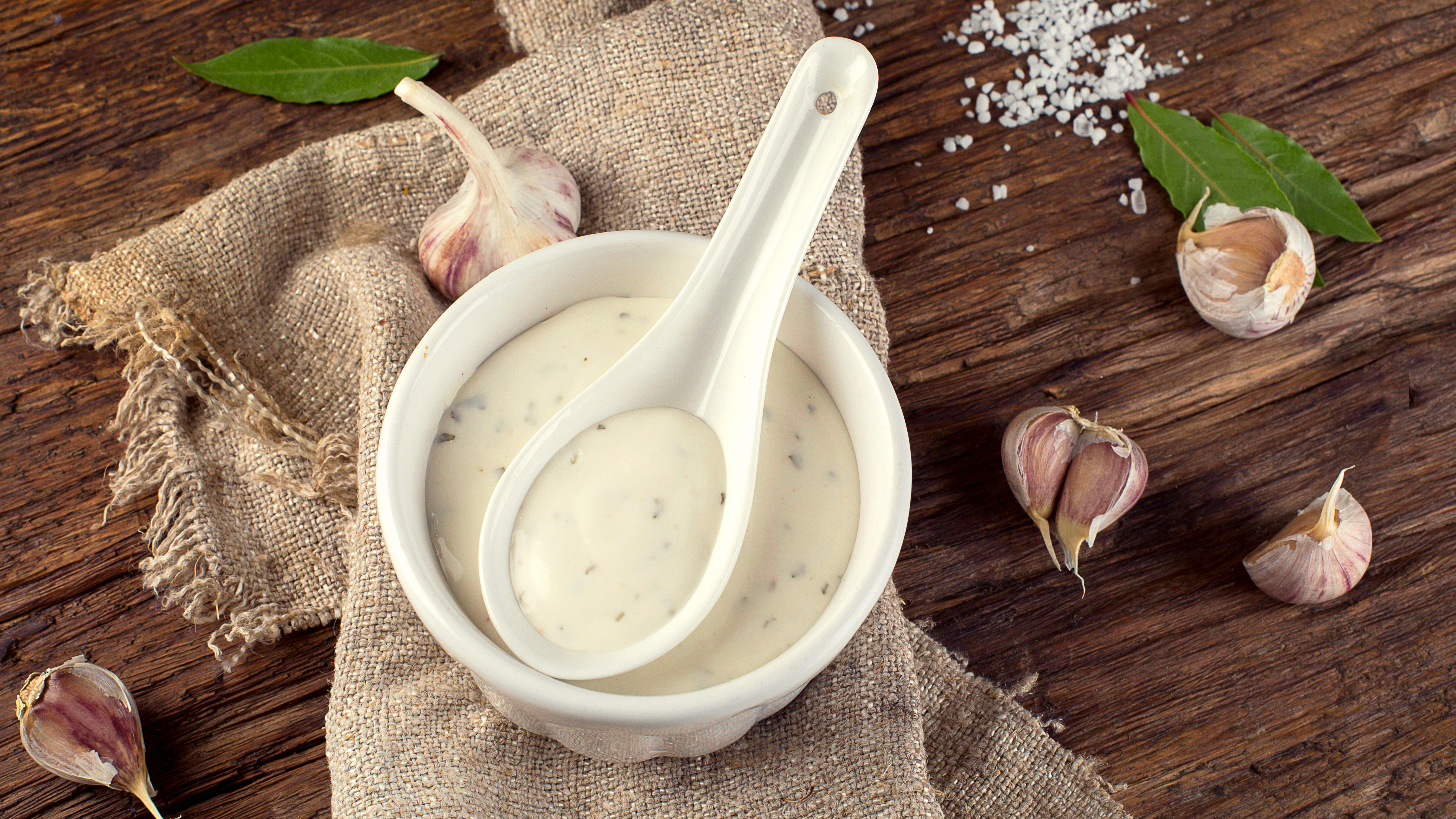 Receta para preparar mayonesa de ajo
