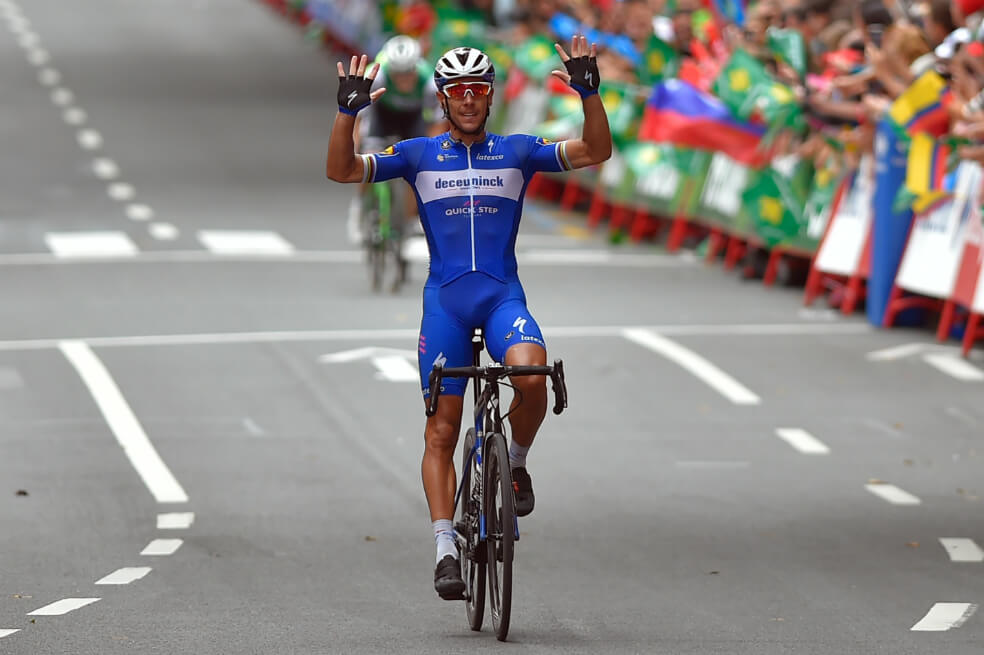 Vuelta a España: Philippe Gilbert, a su estilo, ganó en Bilbao