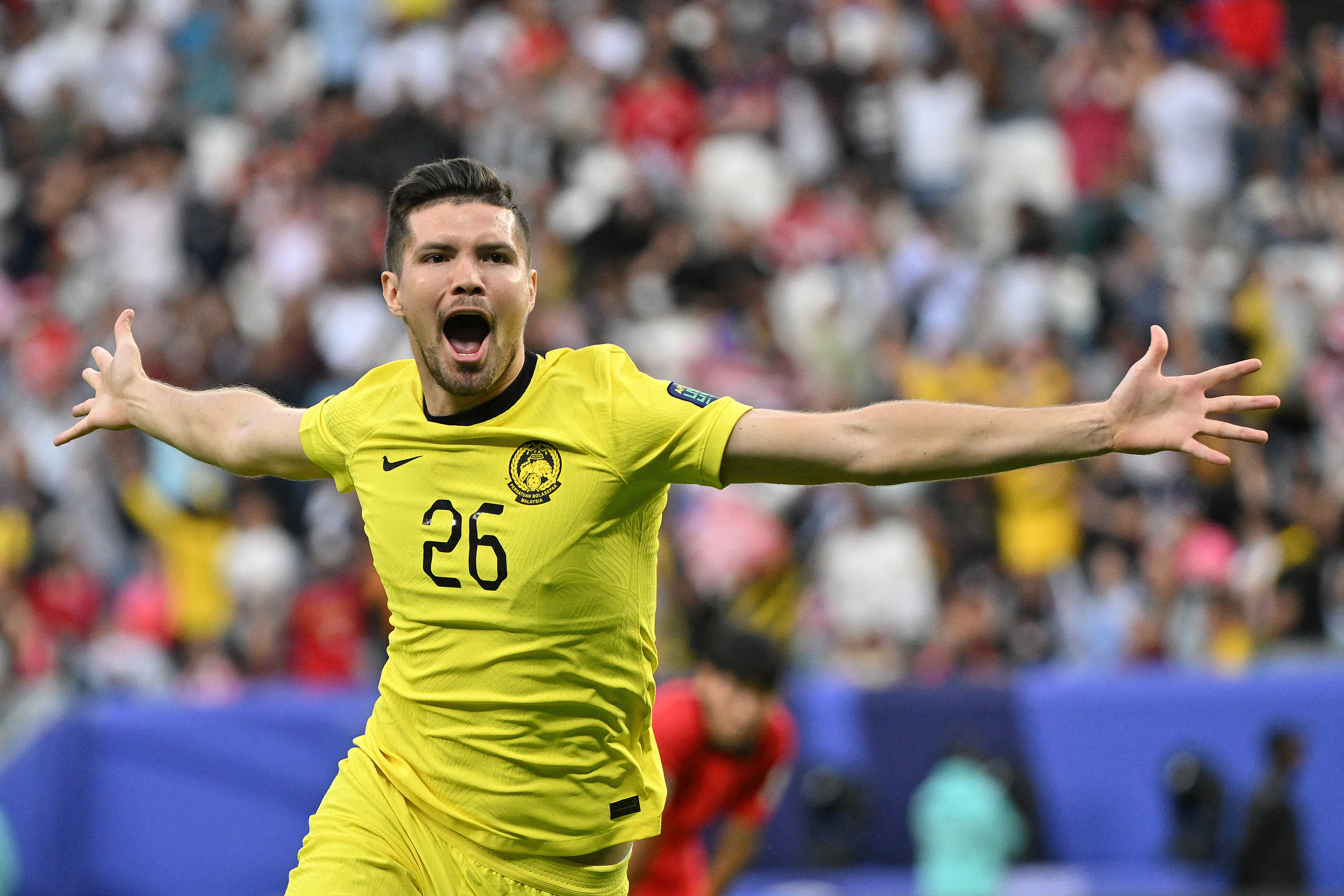 Futbolista colombiano marcó gol en la Copa Asiática a uno de los candidatos: video