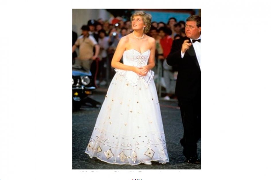El costoso vestido de Lady Di