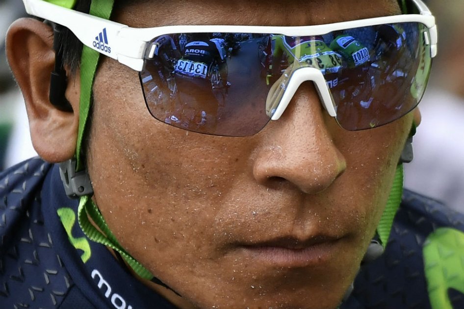 Nairo Quintana se ubica cuarto en la clasificación general del Tour de Francia. Foto: AFP