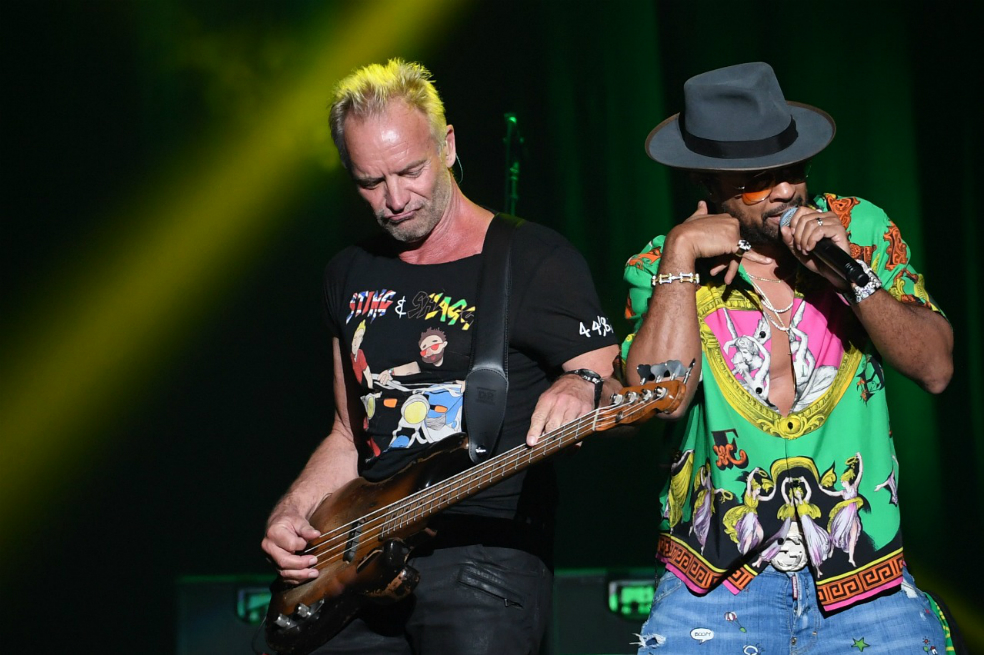 Sting y Shaggy en Bogotá: sonó la amistad