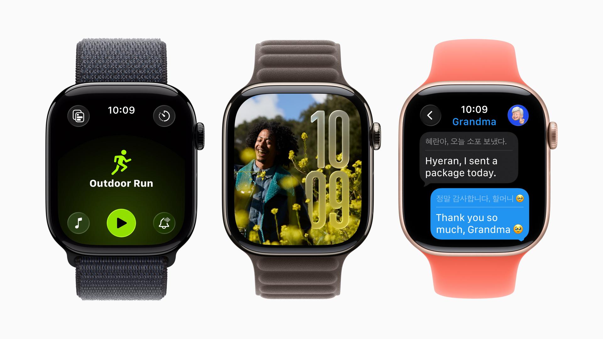 CUPERTINO (United States), 09/06/2025.- An undated handout photo provided by Apple In. on 09 June 2025 shows Apple's watchOS 26, with a new design with Liquid Glass. The 2025 Apple Worldwide Developers Conference (WWDC) kicked off on the campus of Apple Park in Cupertino, California, USA, on 09 June 2025. EFE/EPA/APPLE INC. / HANDOUT HANDOUT EDITORIAL USE ONLY/NO SALES