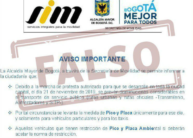 Estas son las “fake news” más virales sobre el paro del 21 de noviembre