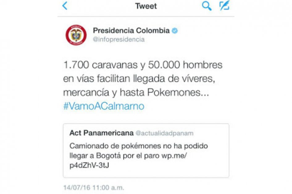 El desatinado trino de Presidencia sobre situación del paro camionero