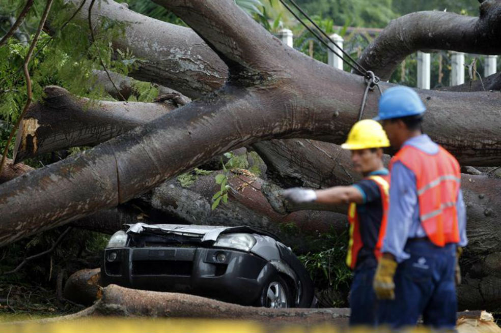 Imágenes del devastador paso del huracán Otto por Panamá