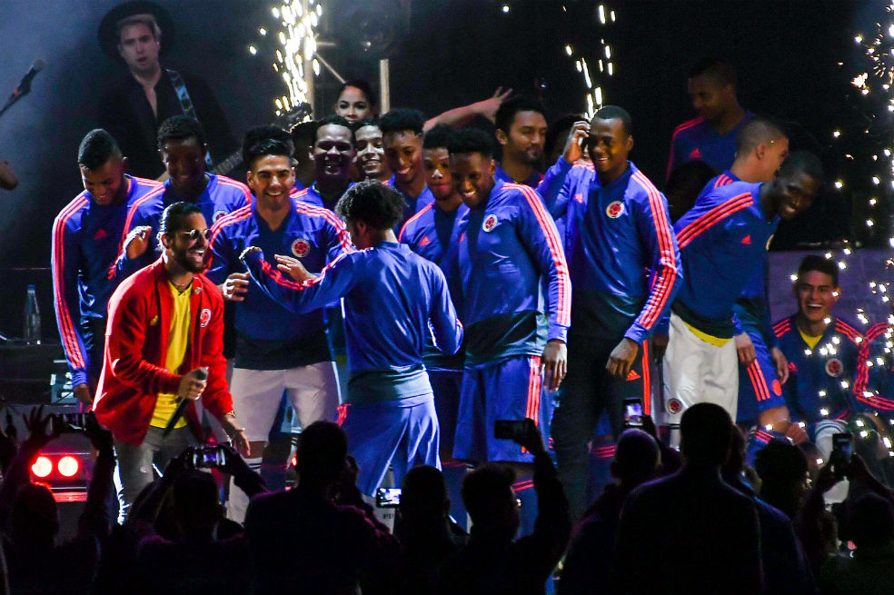 Bogotá despidió a la selección de Colombia