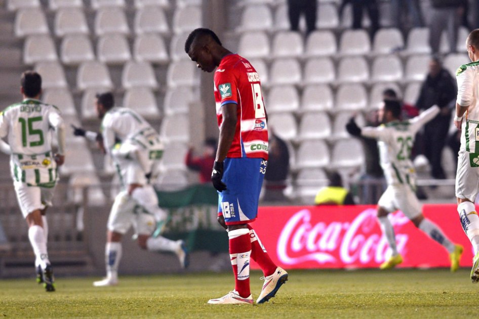 Jhon Córdoba anotó en la derrota del Córdoba ante el Rayo Vallecano