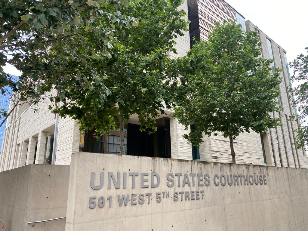 Corte federal del Oeste de Texas, donde Michael Wayne Roberts, de 41 años, fue condenado por abusar sexualmente a menores de edad en Medellín.