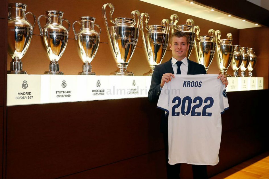 Toni Kroos amplió su contrato con el Real Madrid