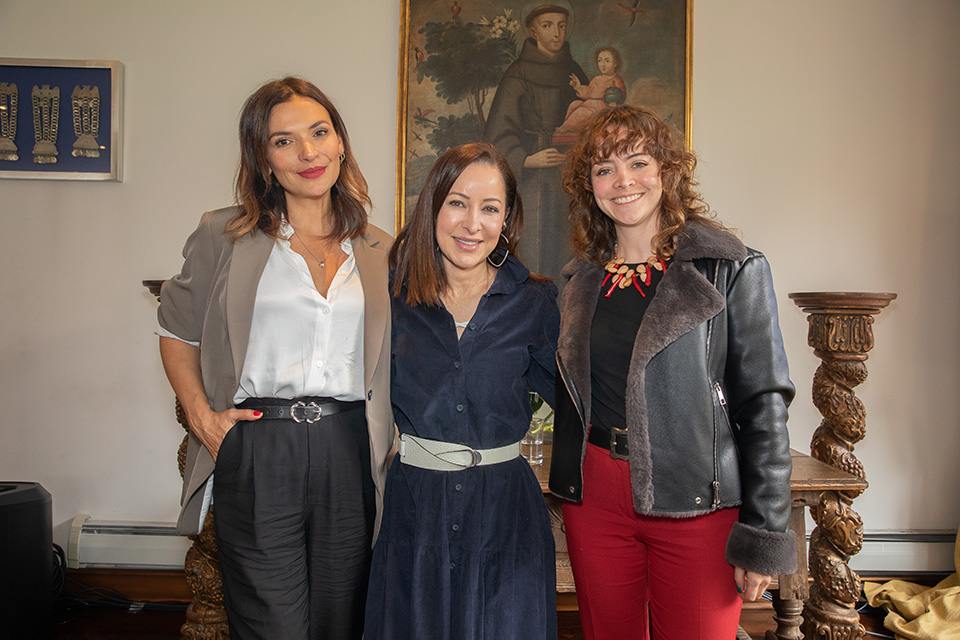 Margarita Reyes, Flavia Dos Santos y Viviana Ocampo