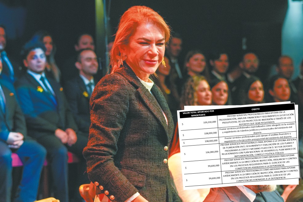 Mindeporte ha suscrito un promedio de 2,8 contratos diarios en casi 3 años de gobierno