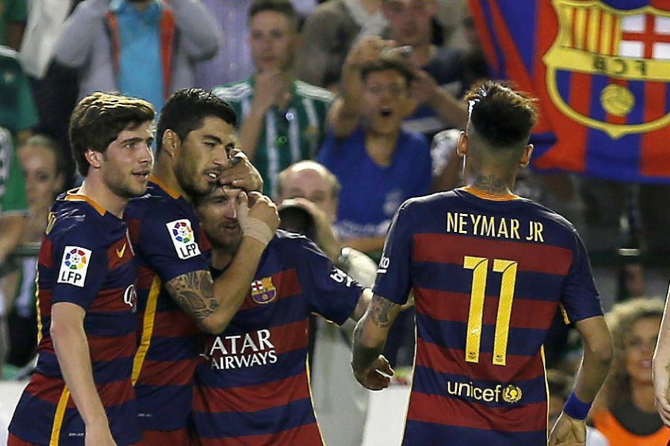 Barcelona no suelta el liderato de la Liga: derrotó 0-2 al Betis