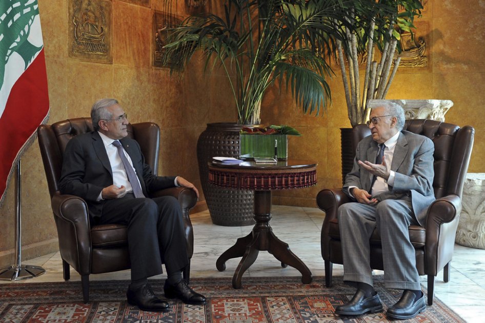 Mediador para Siria se entrevista con el presidente libanés
