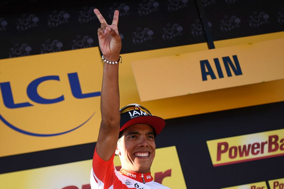 El colombiano fue protagonista del Tour de Francia. Foto: AFP