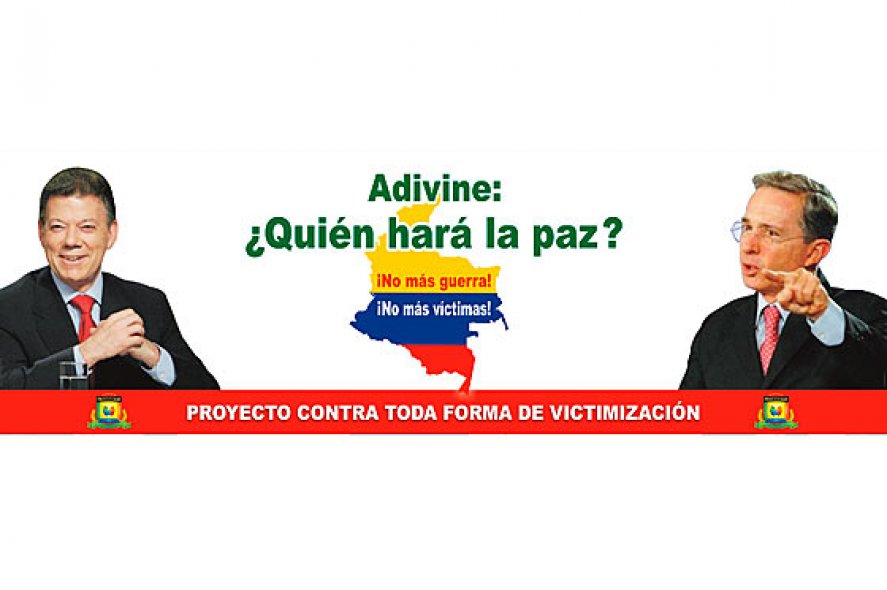 Presidencia niega estar detrás de vallas a favor del proceso de paz