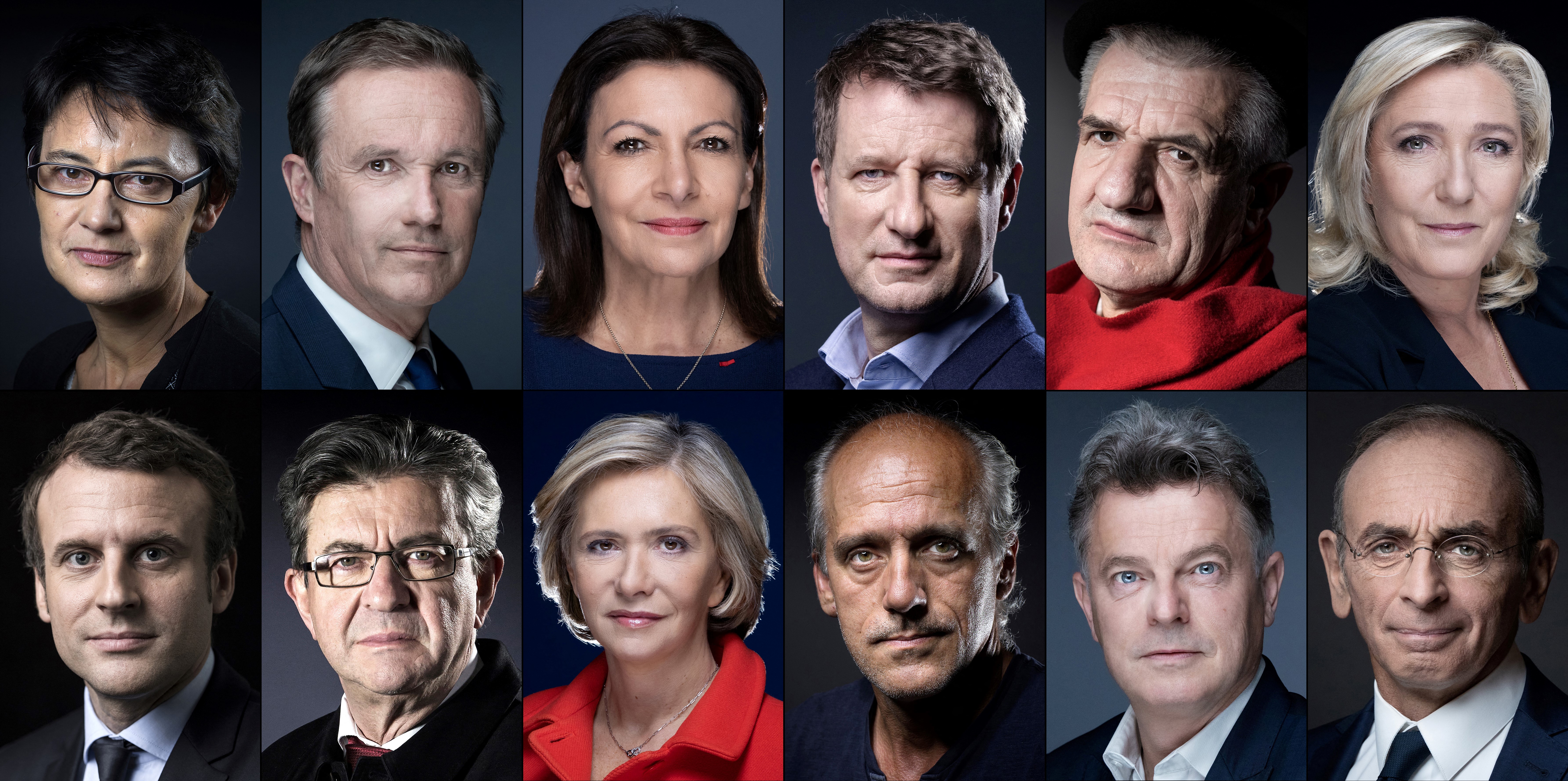 Los doce apóstoles franceses: estos son los candidatos a la presidencia