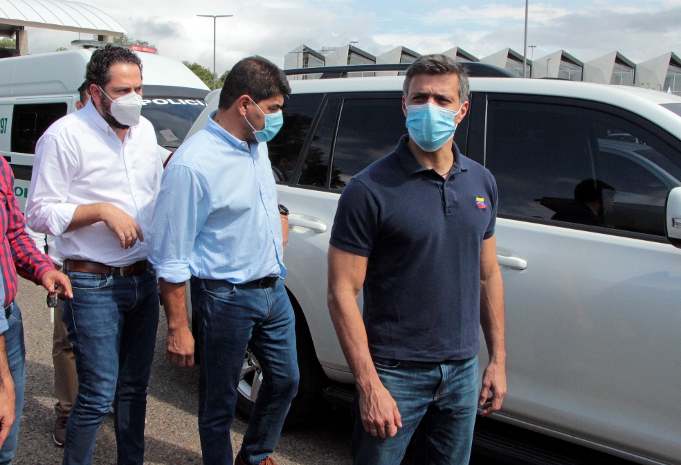 Leopoldo López visitó frontera en Cúcuta para analizar situación migratoria