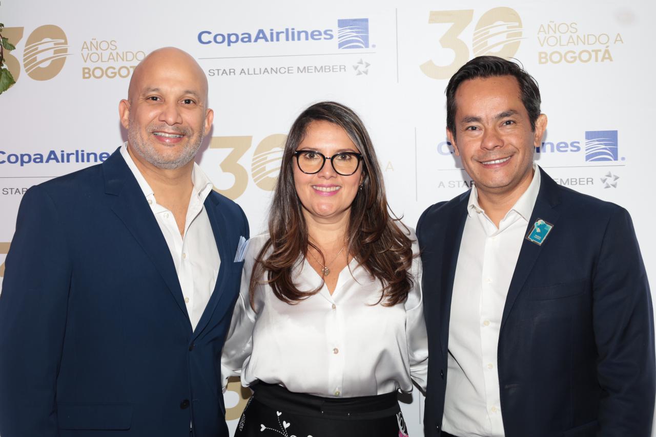 Marco Ocando, Paola Castaño y Diego Bermúdez.