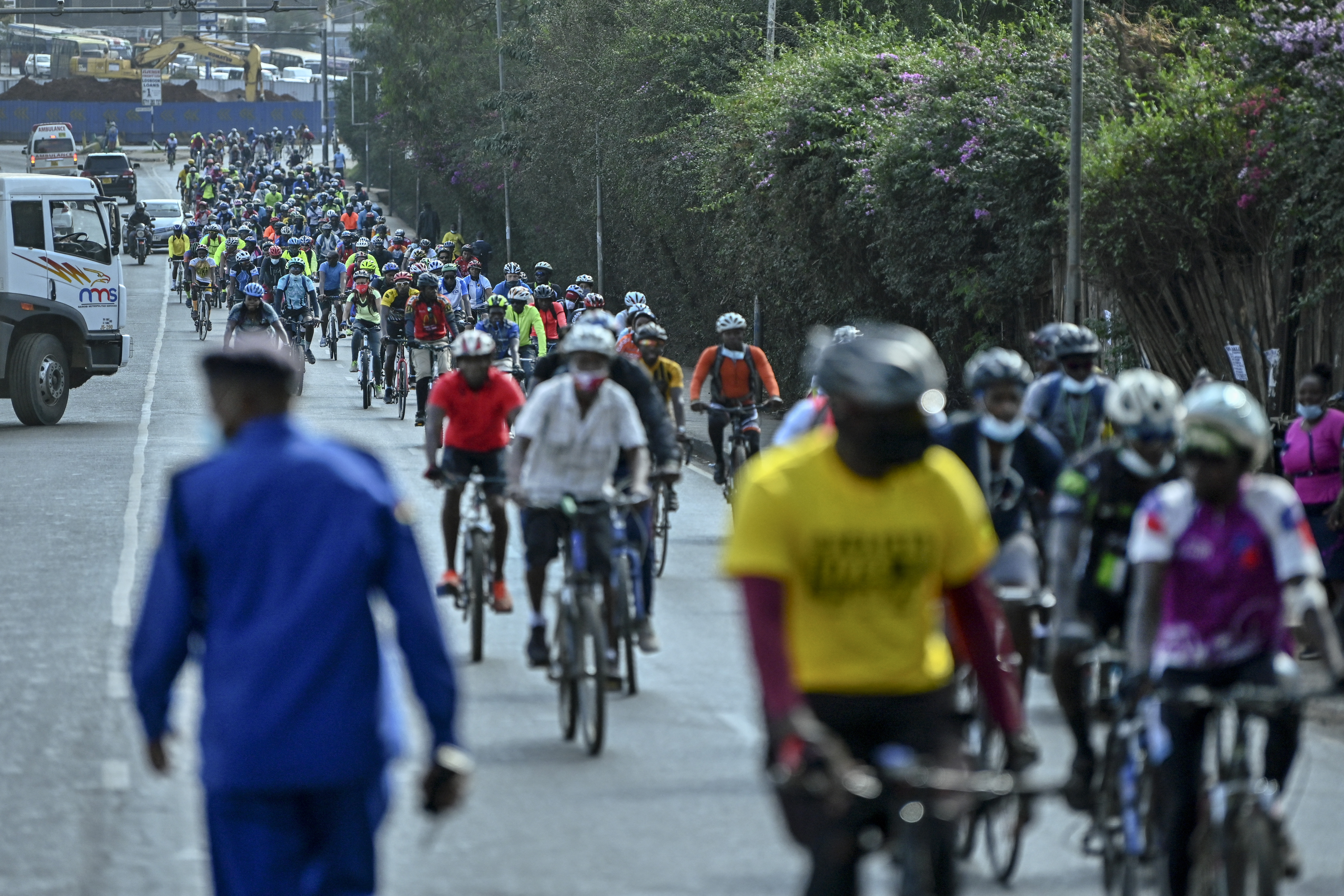 Nairobi, del caos vehicular al auge de las bicicletas por la pandemia