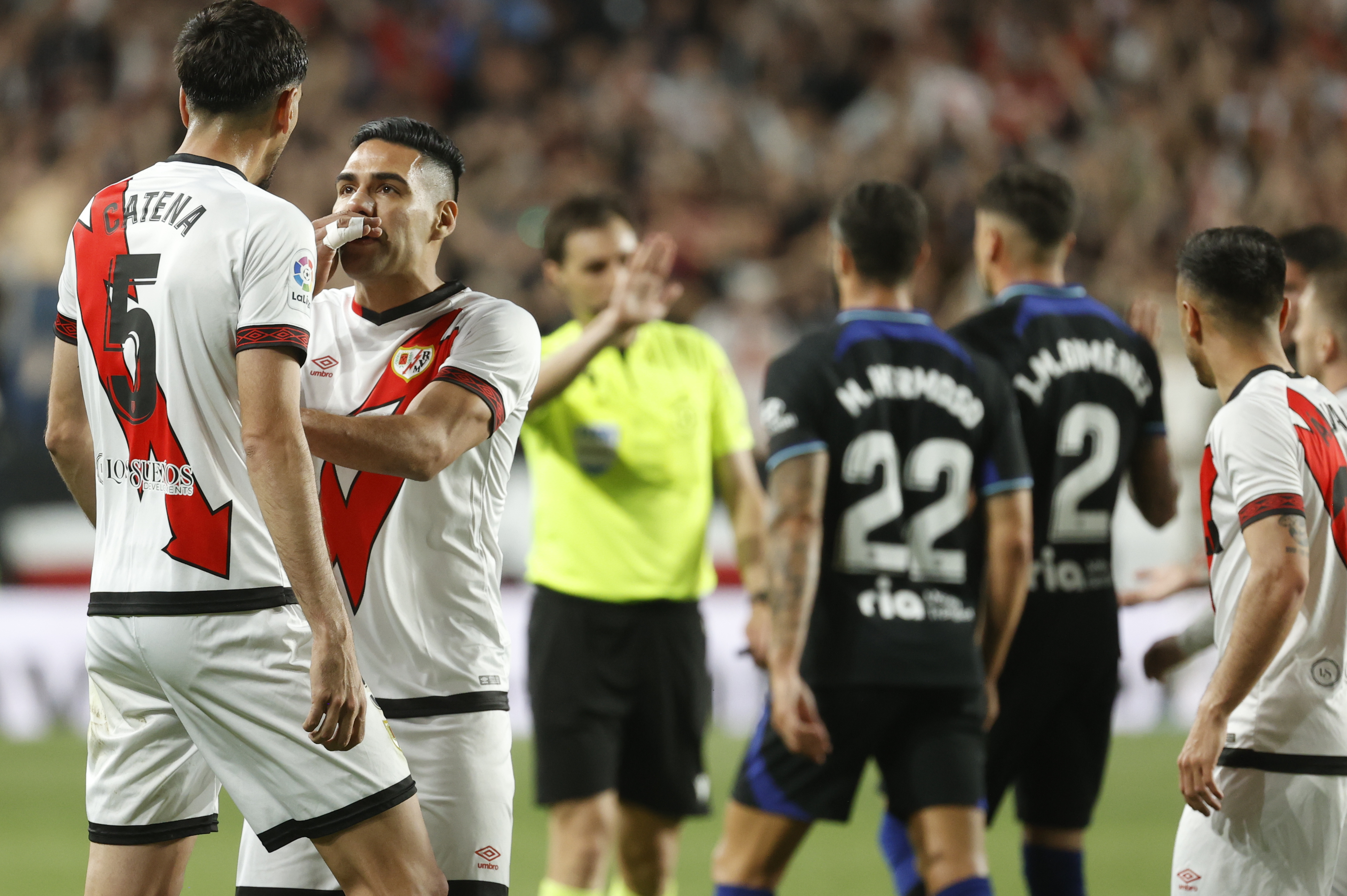 Liga Santander: Falcao martiriza al Atlético y le da el empate al Rayo  Vallecano, Deportes