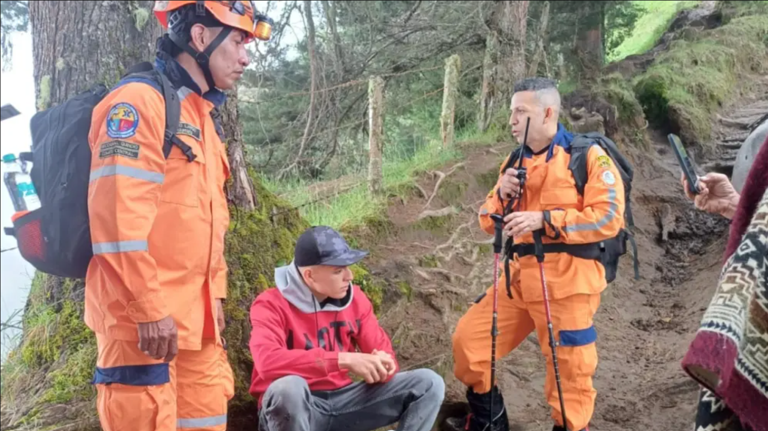 Así encontraron a joven que se extravió por más de 24 horas en el Valle del Cocora