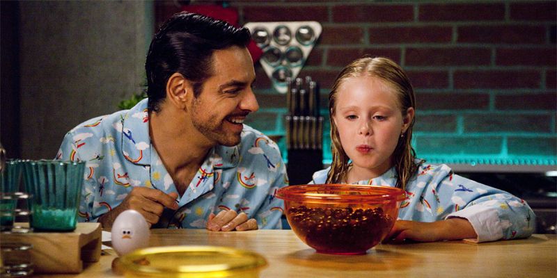 La actriz Loreto Peralta interpretó a la niña Maggie que aparece en la película mexicana.