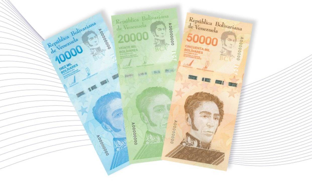 Venezolanos estrenarán billetes por segunda vez en menos de un año