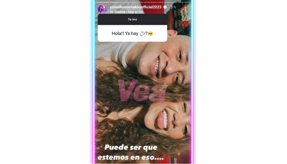 ‘Yo me llamo Shakira’ se habría comprometido con un compañero del programa