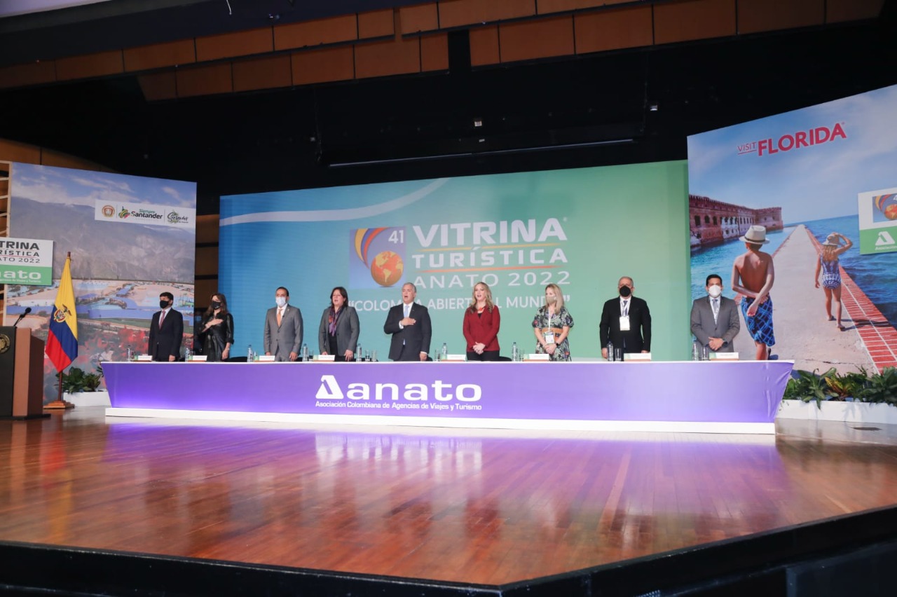 Inauguración de la Vitrina Turística de Anato 2022.