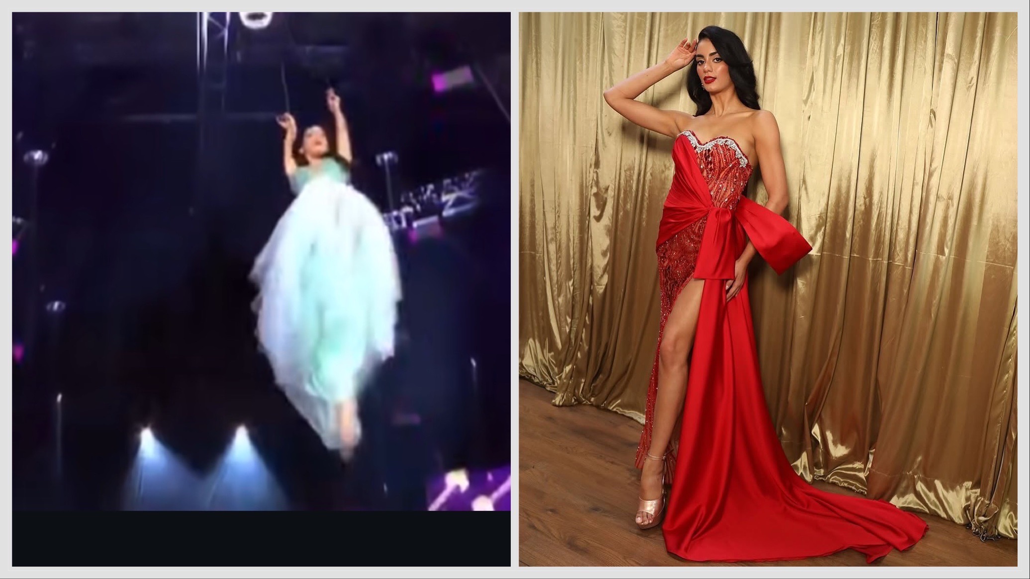 Laura Pérez, la reina que cayó tres metros durante semifinal de Miss Universe