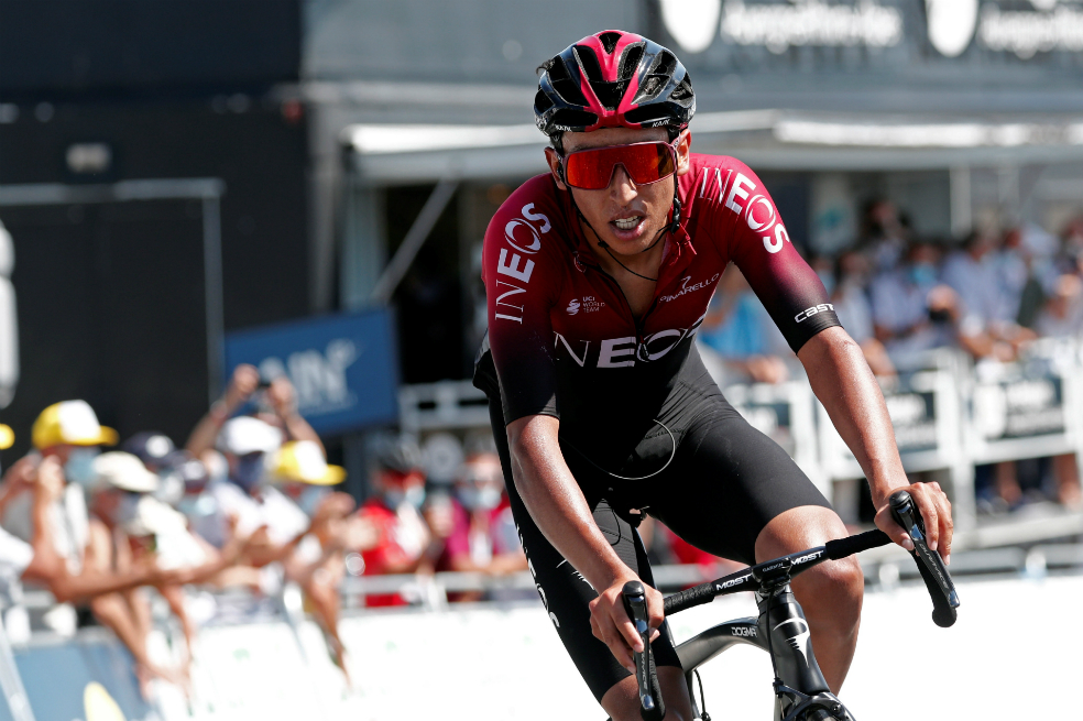 Egan Bernal se retiró del Critérium del Dauphiné