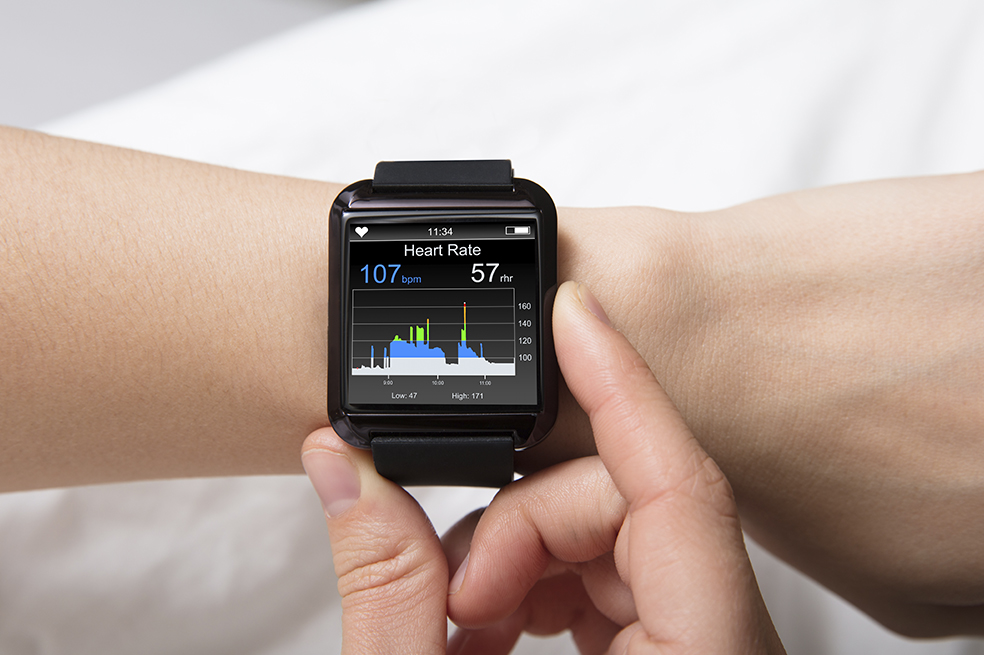 Reloj inteligente con mediciones del sueño.