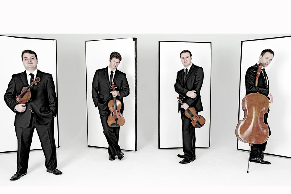 Los integrantes del Cuarteto Jerusalem son Sergei Bresler (segundo violín), Amijai Grosz (viola), Alexander Pavlovsky (primer violín) y Kyril Zlotnikov (violonchelo). Cortesía Teatro Mayor