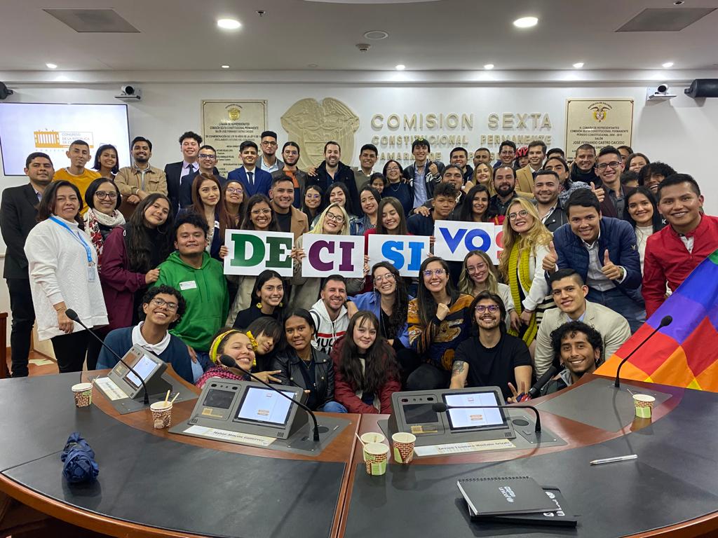 Instalación de la comisión Accidental de Jóvenes en la Cámara de Representantes.