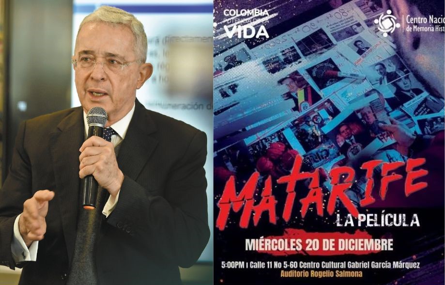 Uribe lanzó una crítica contra el Centro de Memoria por proyección de ‘Matarife’