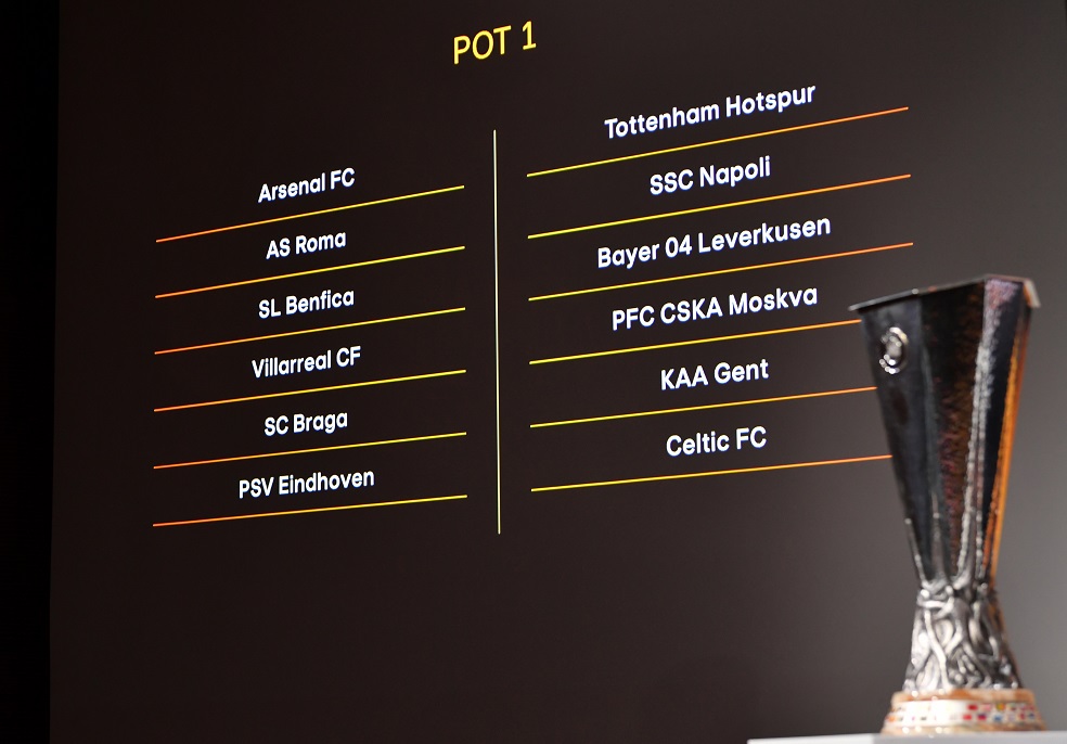 Así quedaron los grupos de la Europa League 2020-2021