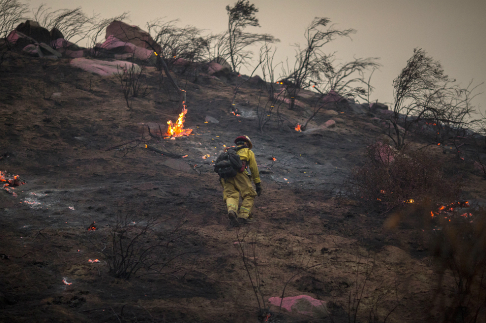 El incendio en California arrasa más de 7.300 hectáreas en cinco días