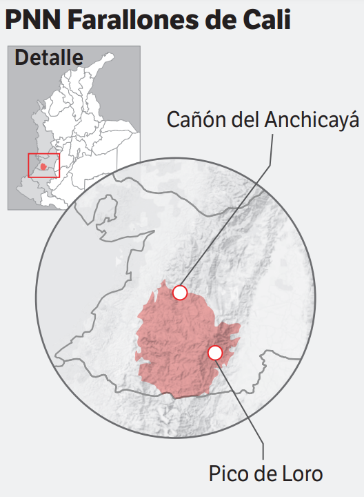 Ubicación del área protegida.