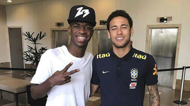 Neymar y Vinicius no hicieron parte de la selección brasileña que ganó hace un poco más de un mes la Copa América de Brasil 2019.