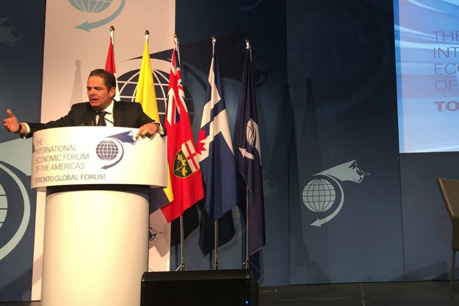En Canadá, Vargas Lleras promociona a Colombia para invertir en infraestructura