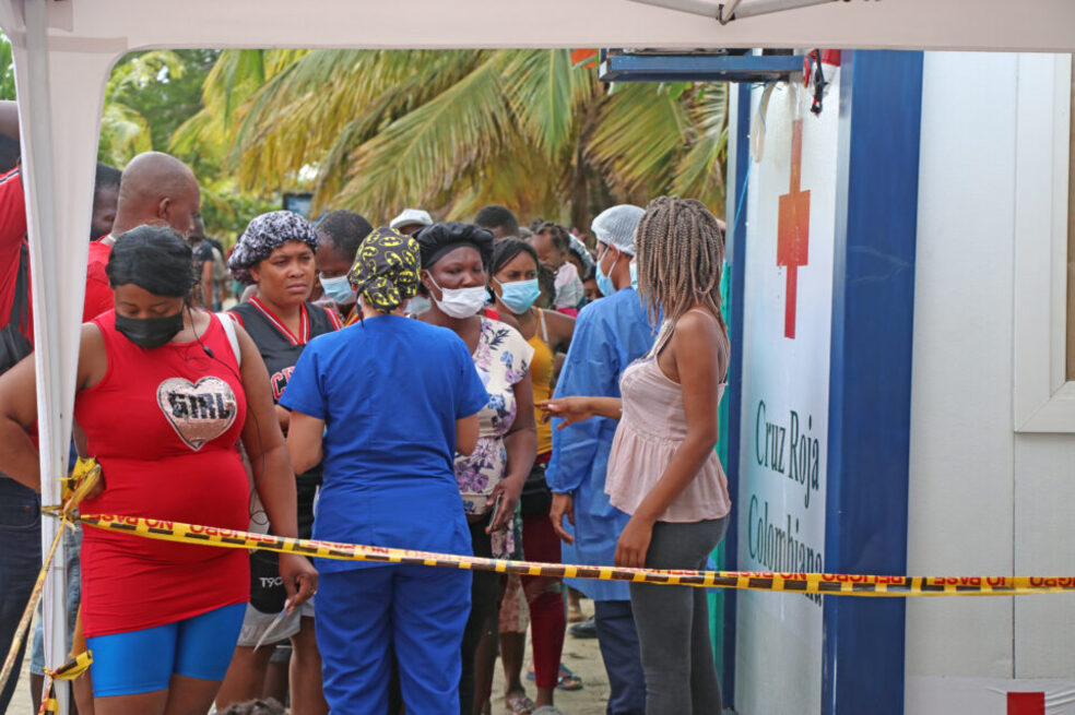 Cruz Roja aumenta los servicios a migrantes en Necoclí, Antioquia