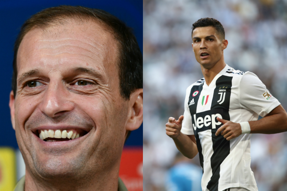 Allegri, técnico de la Juventus, sobre suspensión a Ronaldo: «Le vendrá bien un descanso»