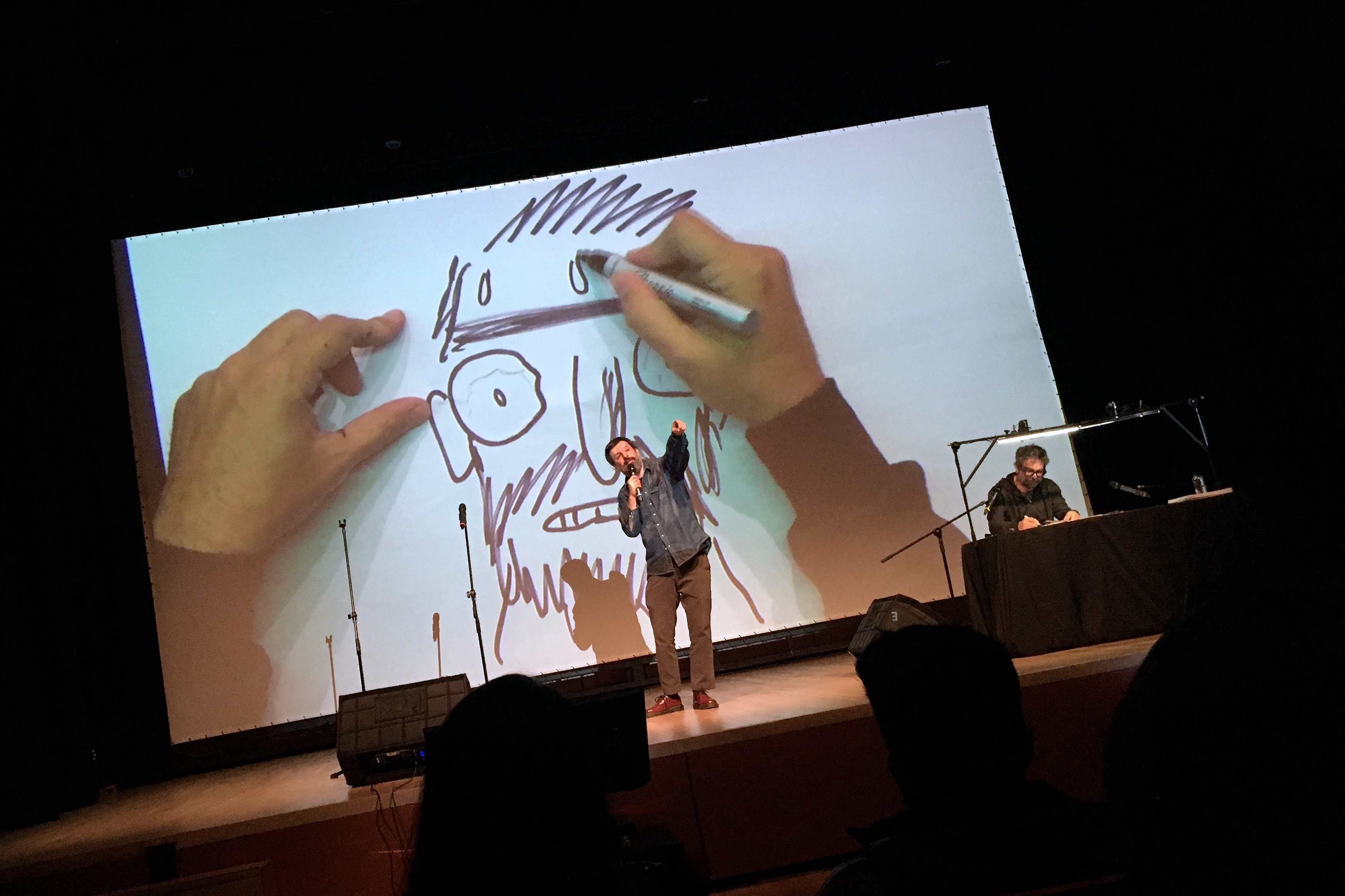 Relatos Dibujados: a propósito del ‘stand up’ ilustrado de Liniers y Montt