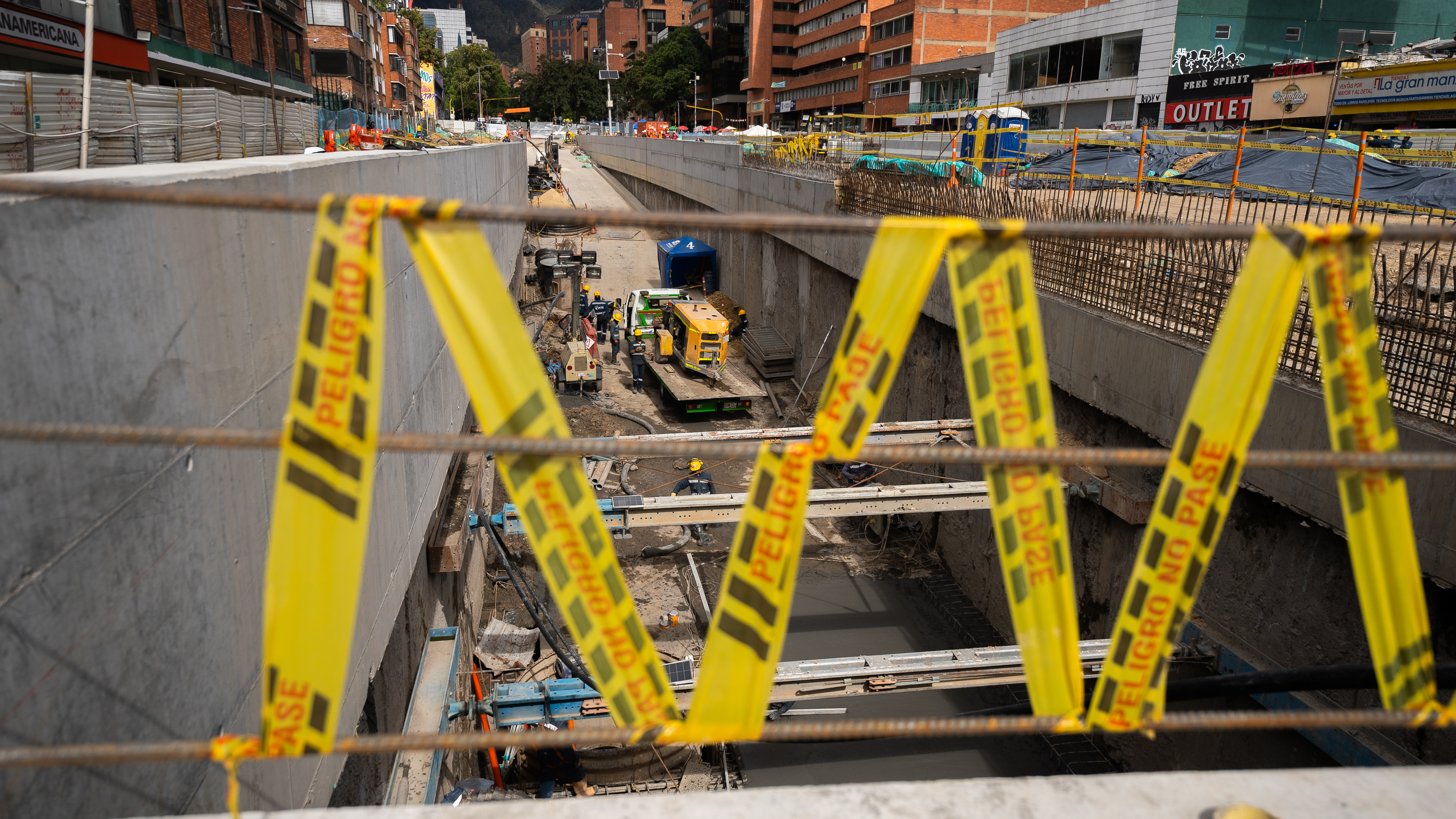 Faltan 10.000 m³ de tierra por excavar.