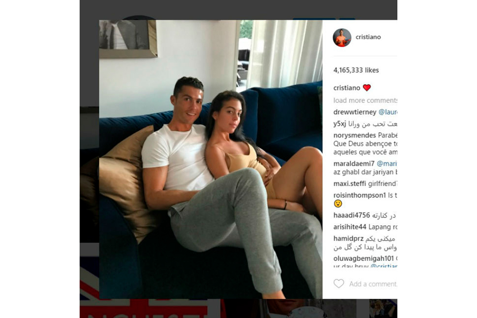 Cristiano Ronaldo y Georgina Rodriguez desatan rumores de embarazo