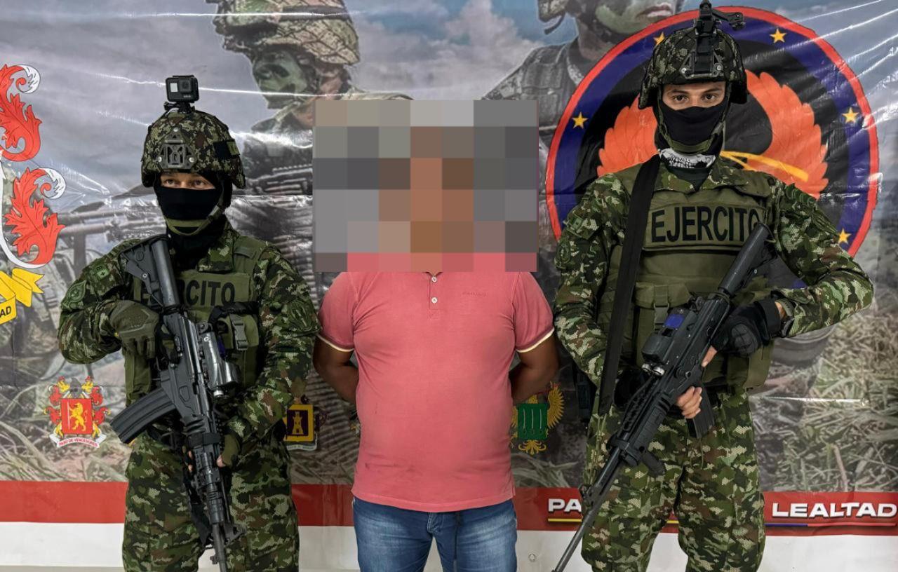 Capturan a alias ‘Ñoño’, jefe de finanzas del ELN en Ocaña, Norte de Santander
