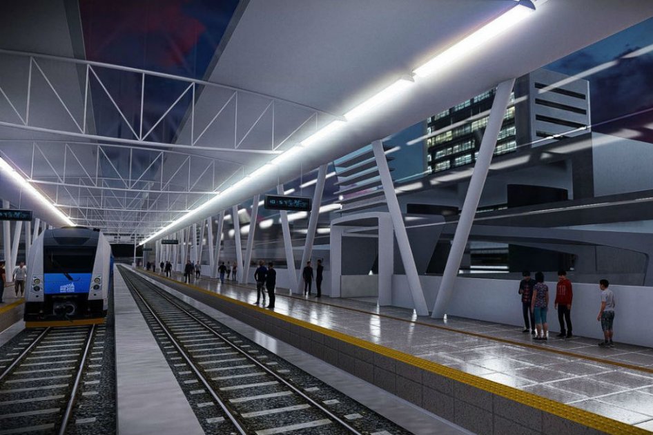 Según los estudios existentes, sobre las vías del Metro –que será 100% eléctrico- rodarán trenes de seis vagones y 142 metros de largo; la capacidad de cada uno será de hasta dos mil personas. /Alcaldía