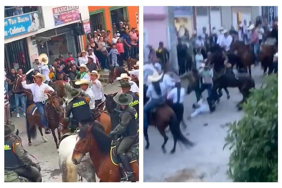 Pelea en cabalgata dejó 10 heridos en Vélez, Santander